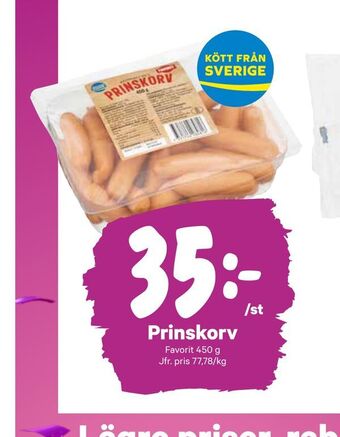 City Gross Prinskorv erbjuda