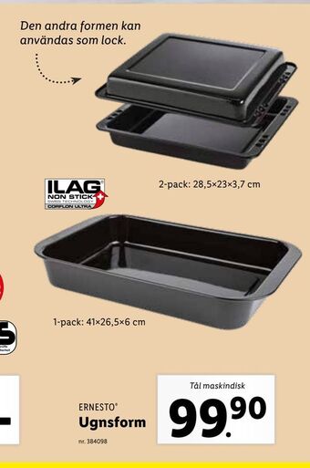 Lidl Ugnsform erbjuda