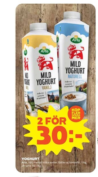 Coop Forum Yoghurt erbjuda