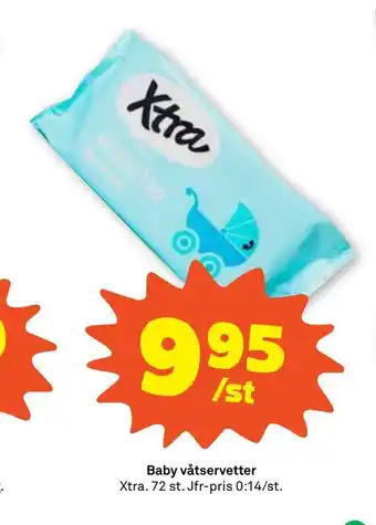 Baby våtservetter