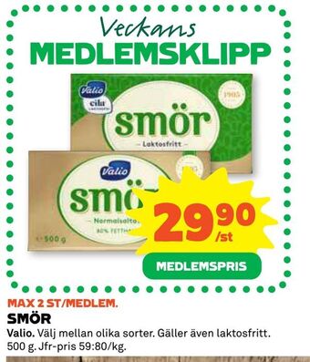 Coop Daglivs SMÖR erbjuda