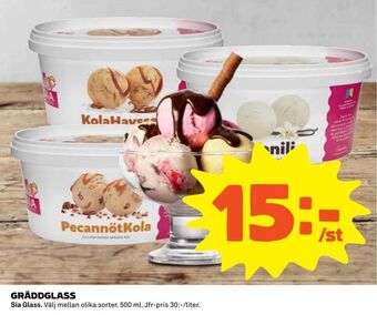 Coop Daglivs Gräddglass erbjuda