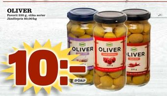 Din Mat Oliver erbjuda