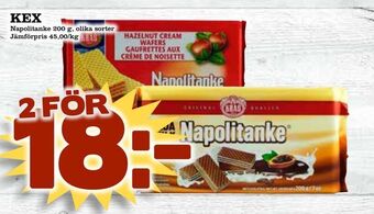 Nelins Kex erbjuda
