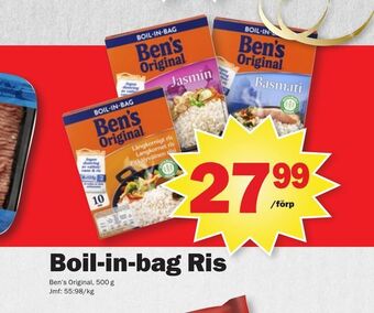 Pekås Boil-in-bag Ris erbjuda