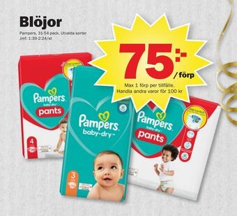 Pekås Blöjor erbjuda