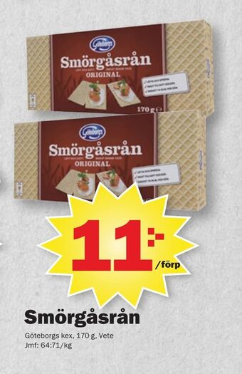 Pekås Smörgåsrån erbjuda