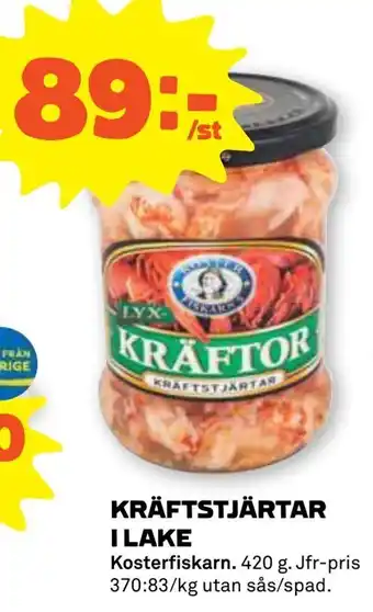 Stora Coop Kräftstjärtar i lake erbjuda