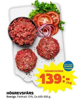 Stora Coop Högrevsfärs erbjuda