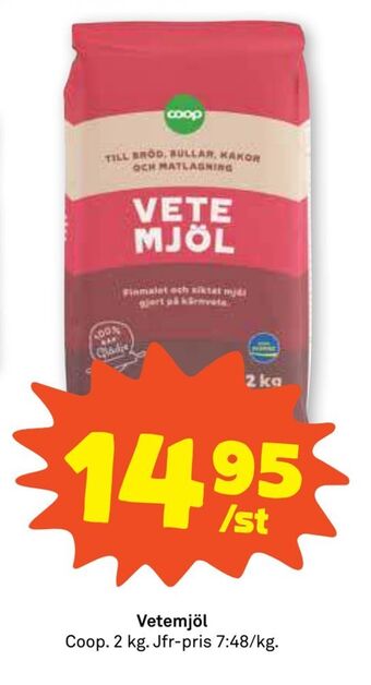 Stora Coop Vetemjöl erbjuda