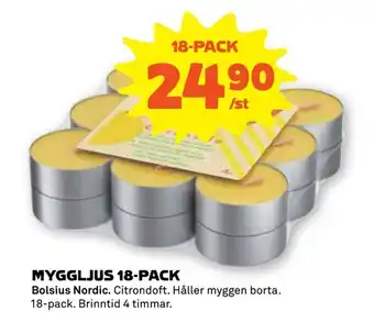 Stora Coop Myggljus 18-pack erbjuda