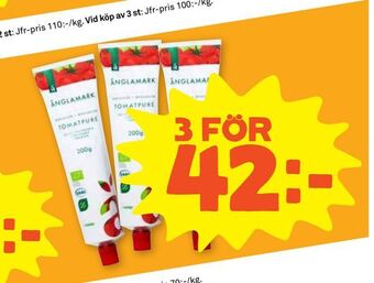 Stora Coop Ekologisk tomatpuré erbjuda