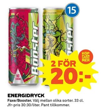 Stora Coop Energidryck erbjuda