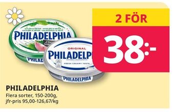 Tempo Philadelphia erbjuda