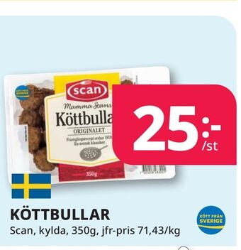 Tempo Köttbullar erbjuda