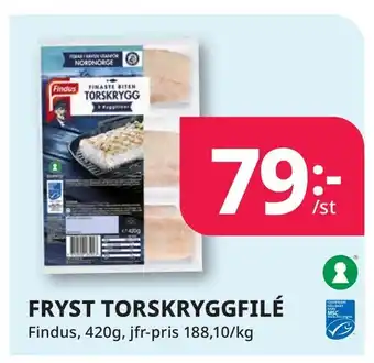 Tempo Fryst torskryggfilé erbjuda