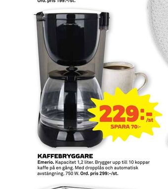 Stora Coop Kaffebryggare erbjuda