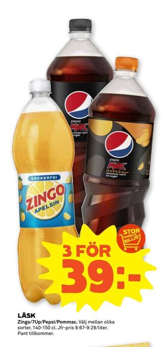 Stora Coop Läsk erbjuda