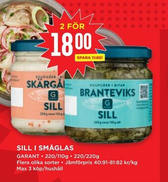 Willys Hemma Sill i småglas erbjuda