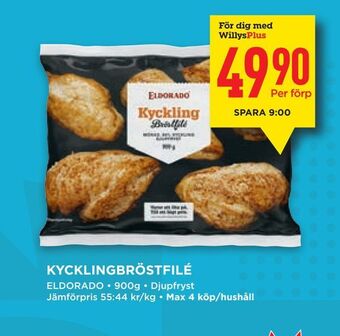 Willys Hemma Kycklingbröstfilé erbjuda