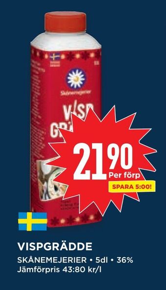 Willys Hemma Vispgrädde erbjuda