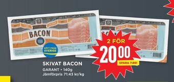 Willys Hemma Skivat bacon erbjuda