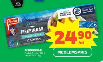Stora Coop FISKPINNAR erbjuda