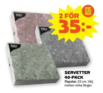 Stora Coop Servetter erbjuda