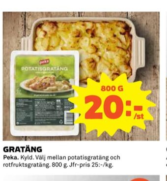 Coop Peka potatisgratäng erbjuda