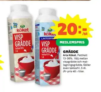 Arla köket vispgrädde
