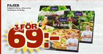 Matdax Dafgårds matpajer erbjuda