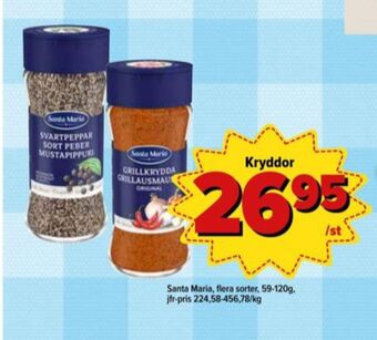 Östenssons Santa maria kryddor erbjuda