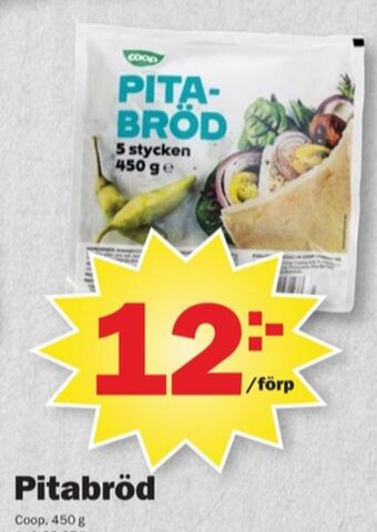 Pekås Coop pitabröd erbjuda