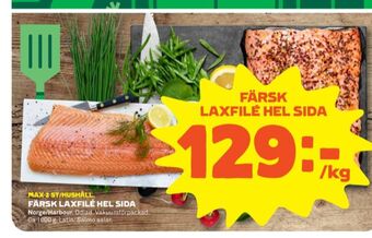Stora Coop Harbour salmon co laxfilé erbjuda