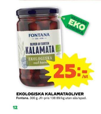 Stora Coop Fontana oliver erbjuda