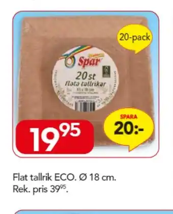 Flat Tallrik 18cm