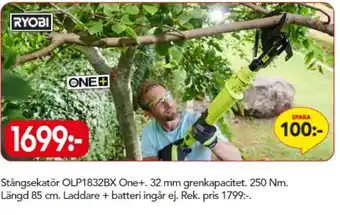 Bo Ohlsson Stångsekatör OLP1832BX One+ 32 mm grenkapacitet erbjuda