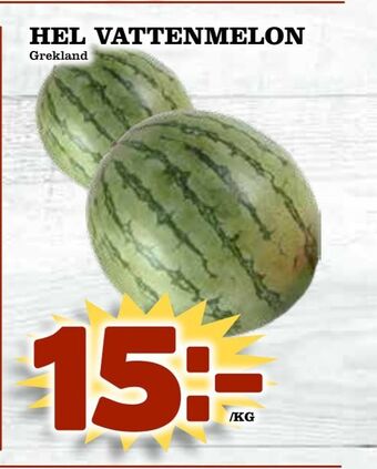 Matvärlden Tensta Hel vattenmelon erbjuda