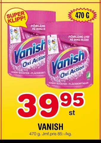 Nya Pulsen Vanish erbjuda