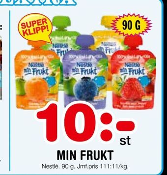 Nya Pulsen Min frukt erbjuda