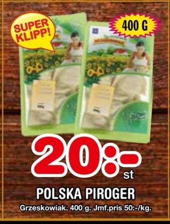 Nya Pulsen Polska piroger erbjuda