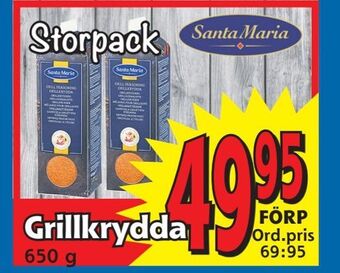 Supergrossen Grillkrydda erbjuda