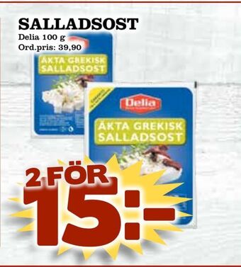 Supergrossen Salladsost erbjuda