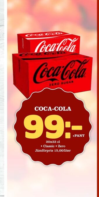 Supergrossen Coca-cola erbjuda