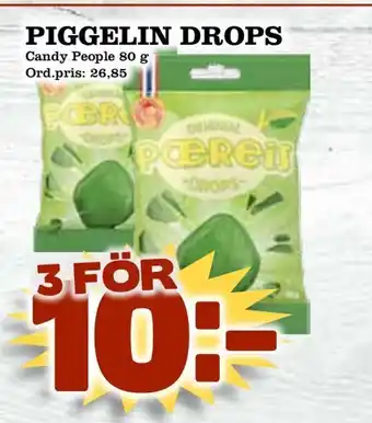 Piggelin drops