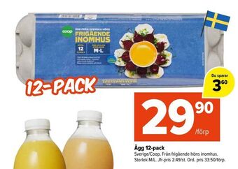 Coop Extra Ägg 12-pack erbjuda