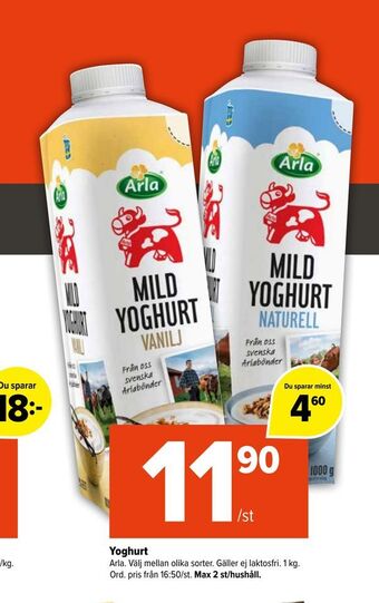 Coop Extra Yoghurt erbjuda