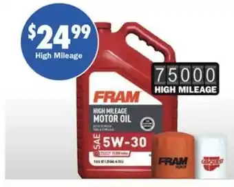 Advance Auto Parts High Mileage offer