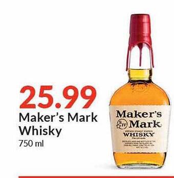Hy-Vee Maker's Mark Whisky offer
