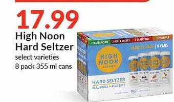 Hy-Vee High Noon Hard Seltzer offer